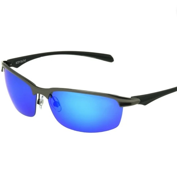 Body Glove Mens Blade Silver Adult Sunglasseses - Picture 2 of 3